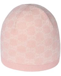 Gucci - Accessoires ,Roze ,Beanies - Lyst