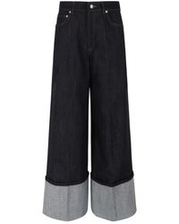 Givenchy - Wide Jeans - Lyst