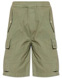 DSquared² - Korte Broeken ,Groen ,Katoen Cargo Shorts - Lyst