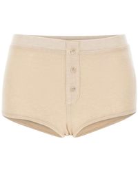 Entire studios - Korte Broeken ,Wol Booty Shorts - Lyst