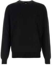 BOSS - Round-Neck Knitwear - Lyst