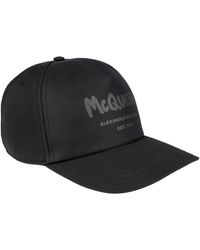 McQueen - Accessoires ,Zwart ,Polyester Stijlvolle Queen Cap - Lyst