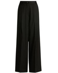 Kiton - Broeken ,Zwart ,Wol Pure Wollen Broek - Lyst