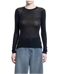 James Perse - Round-Neck Knitwear - Lyst