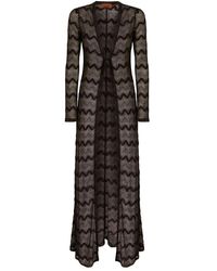 Missoni - Robe De Plage Métallisée À Motif Zig-Zag - Lyst