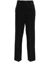 Pinko - Broeken ,Zwart ,Polyester Straight-Leg Zwarte Broek - Lyst