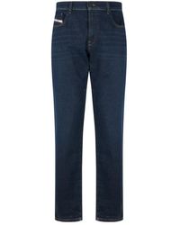 DIESEL - Jeans ,Blauw ,Katoen Donkerblauwe Klassieke Comfortabele En Veelzijdige Jeans - Lyst