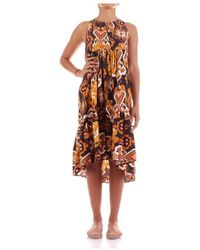 ViCOLO Tk2495 Dress - Oranje