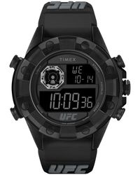 Timex - Accessoires ,Zwart ,Digitaal Ufc Kick Horloge - Lyst