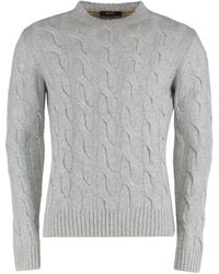 Moorer - Frankie Sweater Met Ronde Hals - Lyst