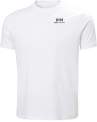 Helly Hansen - Tops ,Wit ,Katoen Core Graphic T 2.0 - Lyst