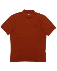C.P. Company - Braunes Polo-Shirt Kurzarm - Lyst