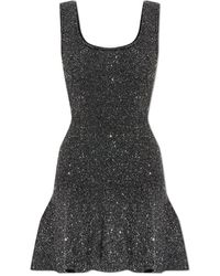 LoveShackFancy - Kleedjes ,Grijs ,Leer Sarajane Dress - Lyst