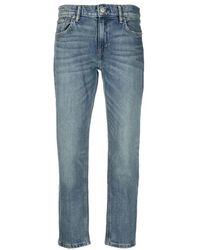 Ralph Lauren - Blaue straight jeans für frauen - Lyst