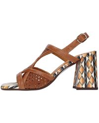 Chie Mihara - Schoenen ,Veelkleurig ,Leer Sandalen Met Hoge Hak - Lyst