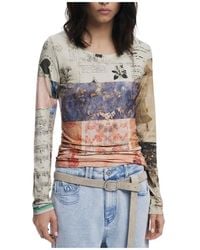Desigual - Long Sleeve Tops - Lyst