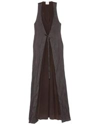 Alysi - Kleedjes ,Bruin ,Maxi Jurk - Lyst