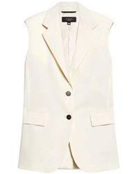 Weekend by Maxmara - Stilvolle weste mit reverskragen - Lyst