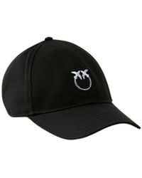Pinko - Accessoires ,Zwart ,Katoen Break Dance Cap - Lyst