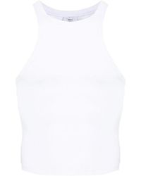 Vetements - Ribgebreide Racerback Tanktop - Lyst