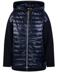 Herno - Jassen ,Blauw ,Katoen Eternal Ultralight Jacket - Lyst
