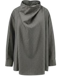 Bottega Veneta - Wol En Mohair Blouse - Lyst