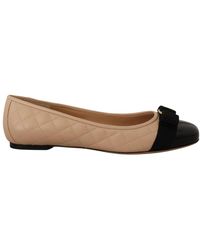 Ferragamo - Ballerine in pelle nappa - Lyst