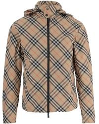 Burberry - Reversible Check Jacket - Lyst