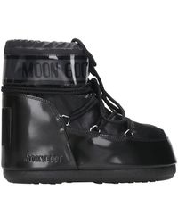Moon Boot - Zwarte Waterdichte Winterlaarzen - Lyst