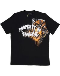 DISCLAIMER - Tops ,Zwart ,Katoen Zwarte Mannen Choke Tee Katoenen Shirt - Lyst