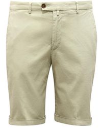 BRIGLIA - Korte Broeken ,Groen ,Groene Bermuda Easy Shorts Bg 108 - Lyst