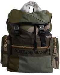 Dolce & Gabbana - Military Backpack In Canvas - Lyst