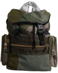 Dolce & Gabbana - Militär-Rucksack In Leinen - Lyst