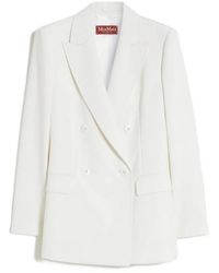 Max Mara - Double-Breasted Blazer - Lyst