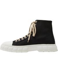 Viron - Schoenen ,Zwart ,Katoen 1982 Techno Canvas Sneakers - Lyst