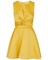 Elisabetta Franchi - Duchess Jewel Detail Dress - Lyst