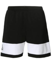 Kappa - Zweifarbige shorts mit elastischem bund - Lyst
