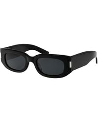 Saint Laurent - Klassische Schwarze Sonnenbrille Sl697 - Lyst
