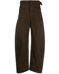 Lemaire - Trousers > wide trousers - Lyst