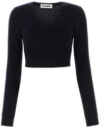 Jil Sander - V-Neck Knitwear - Lyst