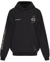 PUMA - Hoodies & Sweatvesten ,Zwart ,Katoen X Represent Oversized Hoodie - Lyst