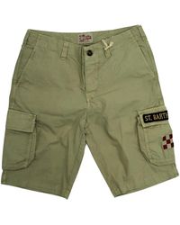 Mc2 Saint Barth - Baumwoll bermuda casual shorts - Lyst