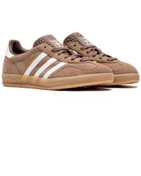 adidas Originals - Schoenen ,Bruin ,Suède Gazelle Indoor Sneakers Bruin Retrostijl - Lyst