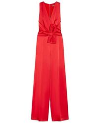 Max Mara - Jumpsuits & Playsuits ,Rood ,Jumpsuit - Lyst