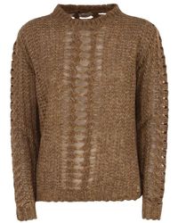 Herno - Rundhals-Strickware - Lyst
