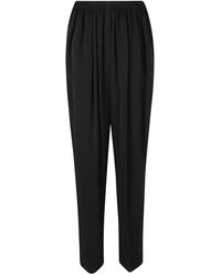 Alaïa - Broeken ,Zwart ,Rechte Cady Broek - Lyst