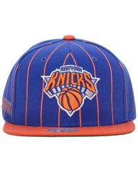 Mitchell & Ness - Accessoires ,Blauw ,Polyester Nba Team Snapback Cap Originele Kleuren - Lyst