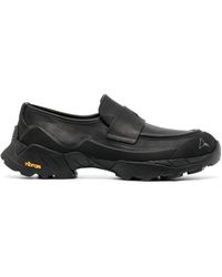 ROA - Schoenen ,Zwart ,Leer Hybride Loafer Schoenen Met Vibram Megagrip - Lyst