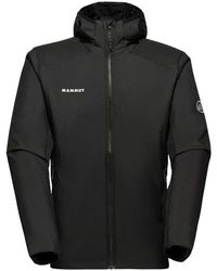 Mammut - Fitness ,Zwart ,Hooded Jacket - Lyst