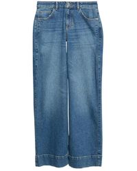 Comma, - Anna Wide Leg Jeans - Lyst